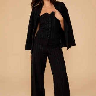 Loe Blazer Black/Silver