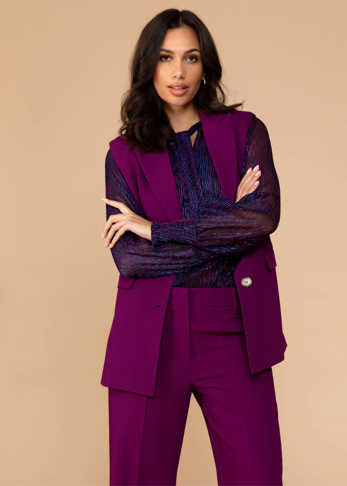 Lolani Trouser Grape Juice - Afbeelding 4