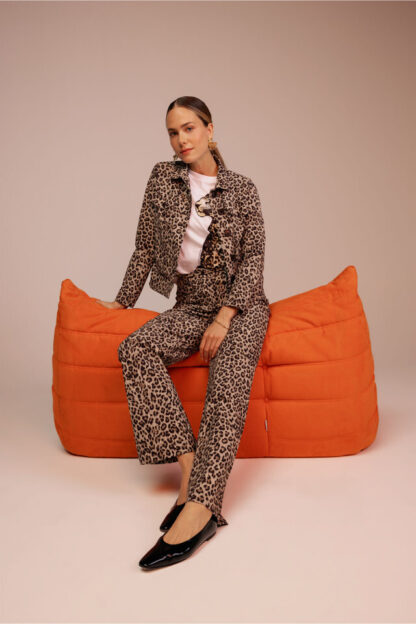 12299 Bridget Leopard Trousers