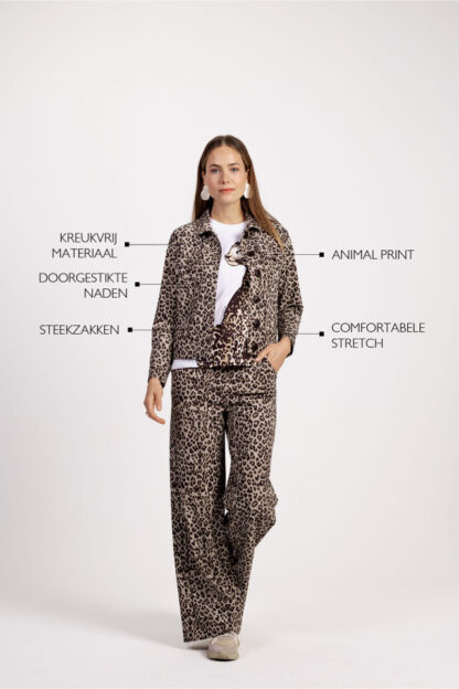 12302 Mirthe Leopard Jacket - Afbeelding 4