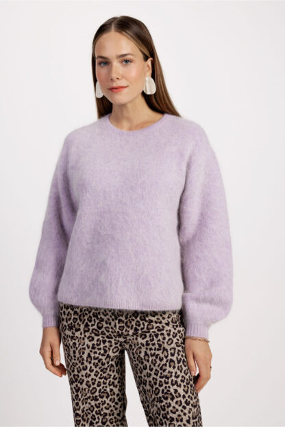 12329 Lisette Furry Pullover Lila