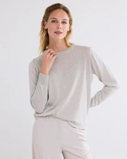 7s5882-8021 Sweater Lurex Cashmere