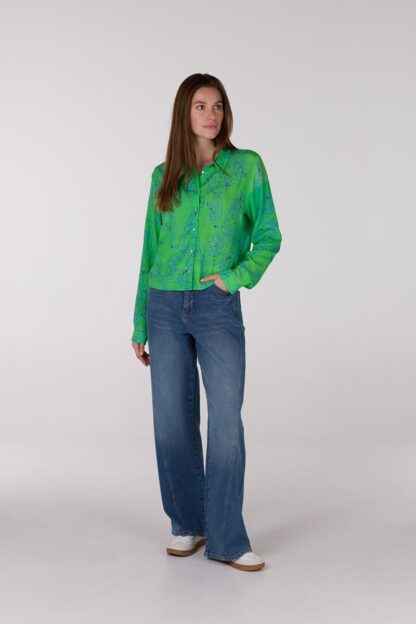 LILLY SS25 Blouse Groen - Afbeelding 2