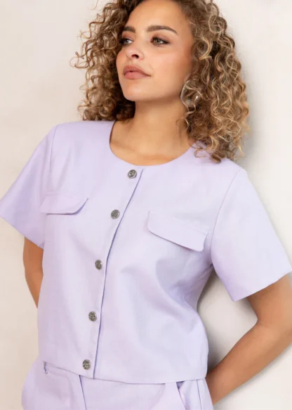 Lieve Blazer Lilac Crocu