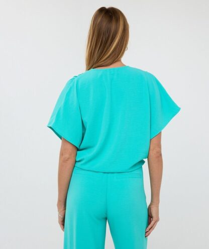 HS25.10218 Top Overlap Crinkle Lagoon - Afbeelding 4