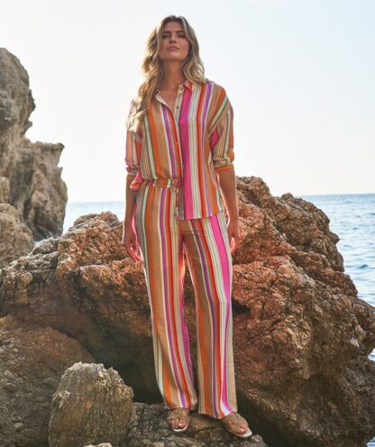 HS25.15201 Trousers Wide Striped