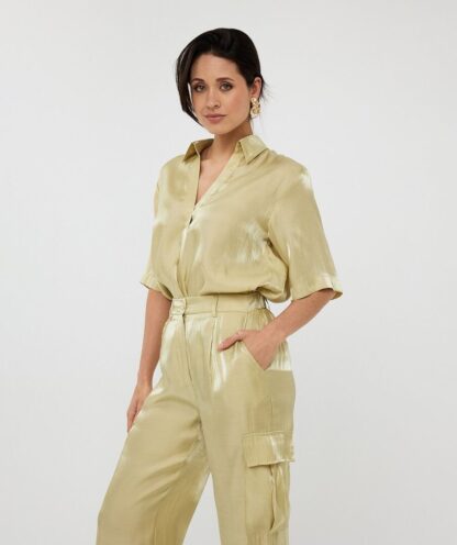 HS25.28204 Blouse oversized silky touch - Afbeelding 2