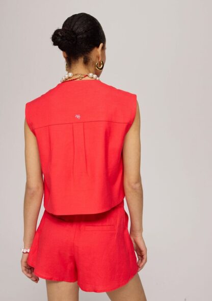 Harper & Yve Short Lacy Rood HS25P109 - Afbeelding 3