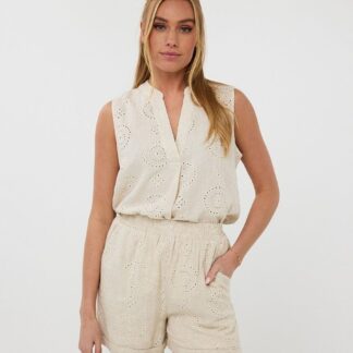 HS25.09201 Blouse Embroidery Linen