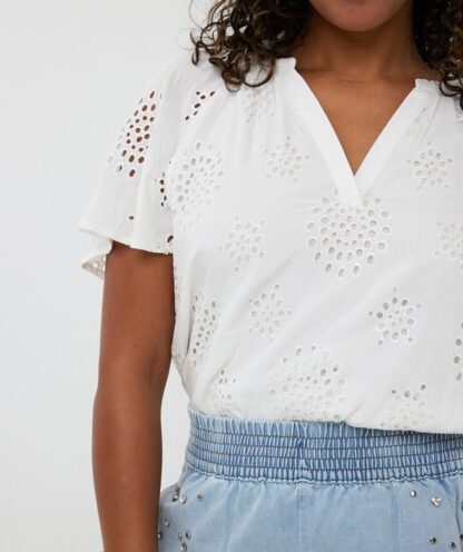 HS25.09218 Blouse allover embroidery - Afbeelding 3