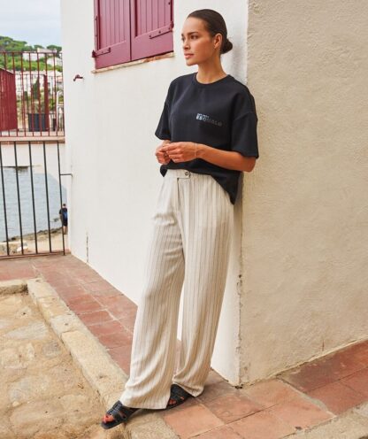 HS25.28216 Trousers Linen Stripe