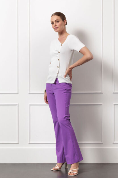 12879 - Flair trousers - purple - Afbeelding 2