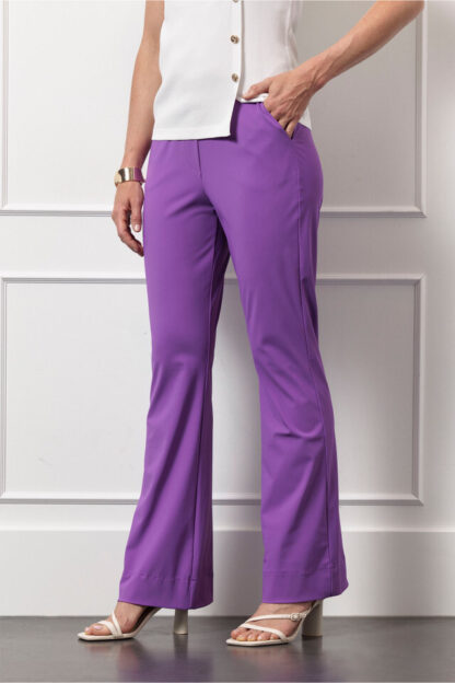 12879 - Flair trousers - purple - Afbeelding 3