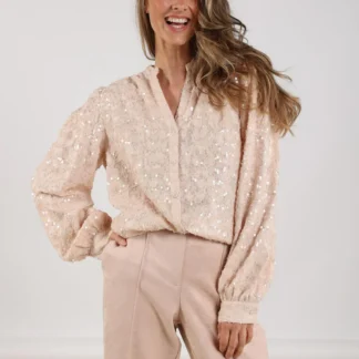 NKF02033 Lizzy Blouse | Dusty Pink