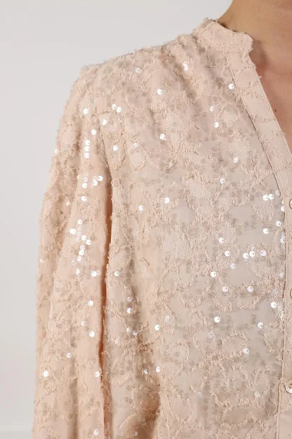 NKF02033 Lizzy Blouse | Dusty Pink - Afbeelding 2
