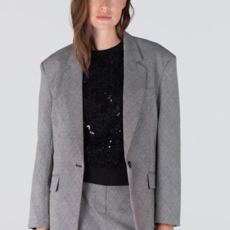 DEVI BLAZER W25 - Black/OffWhite