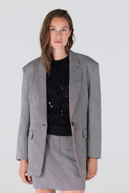 DEVI BLAZER W25 - Black/OffWhite