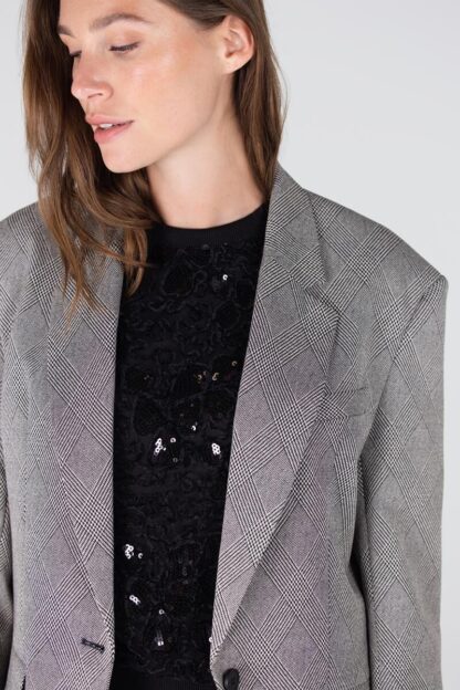 DEVI BLAZER W25 - Black/OffWhite - Afbeelding 3