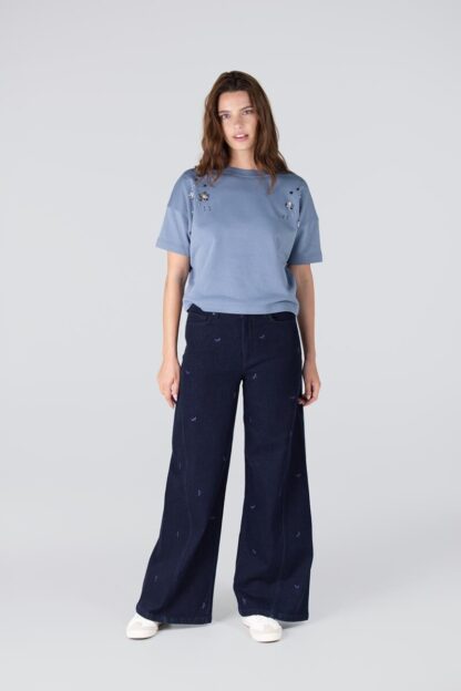 Ginny W25 Boxy Trui | Blauw - Afbeelding 4