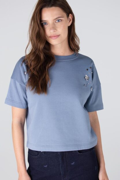Ginny W25 Boxy Trui | Blauw - Afbeelding 3
