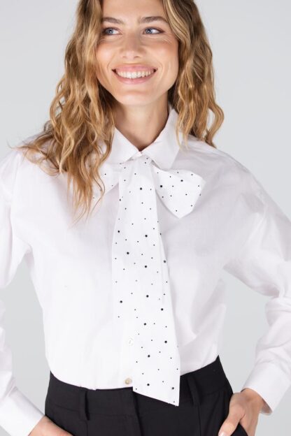 ISABEL BLOUSE W25 - Wit - Afbeelding 3