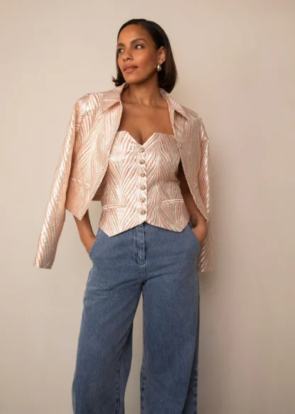 Freebird Jasmijn Blazer Rose - Afbeelding 2