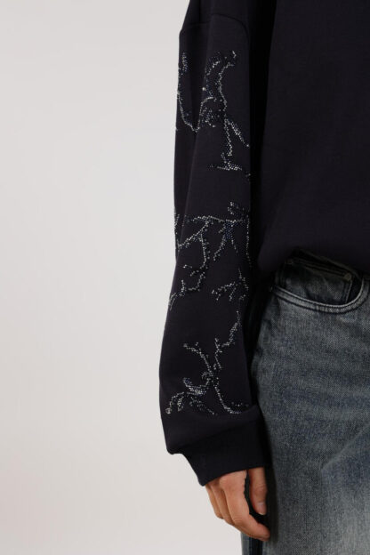 NKF03000 Suzanne Pullover Strass | Navy - Afbeelding 2
