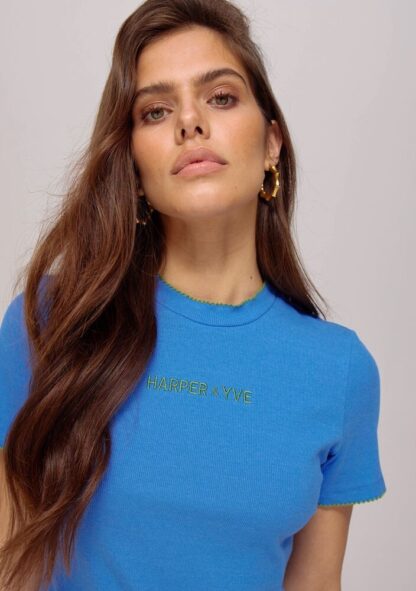 Harper & Yve Top Cammy Ultramarine AW25P400 - Afbeelding 4
