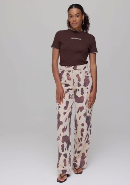 Harper & Yve Top Cammy Dark Fudge AW25P400 - Afbeelding 4