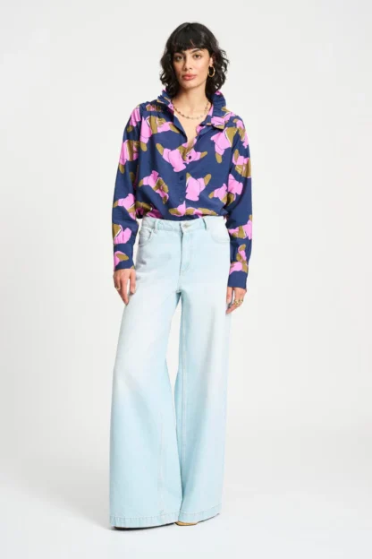 SP9257 BLOUSE - Les Croissants - Afbeelding 3