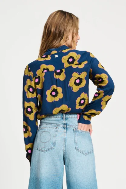 SP9256 BLOUSE - Mila Fleurs Parfaites - Afbeelding 4