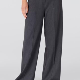 Bridget W25 Wide Leg Pantalon | Antraciet