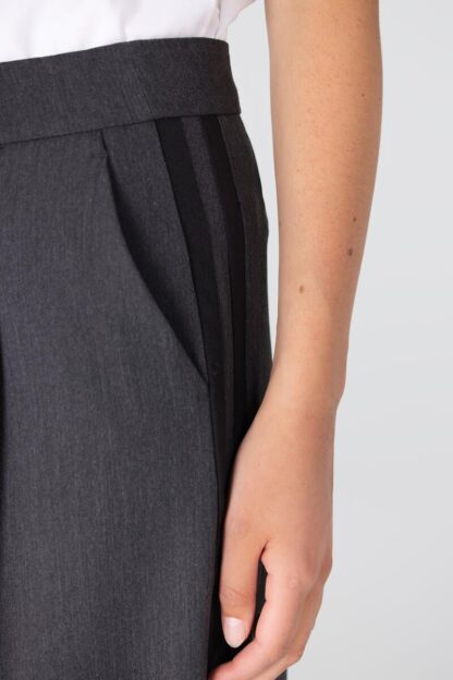 Bridget W25 Wide Leg Pantalon | Antraciet - Afbeelding 4