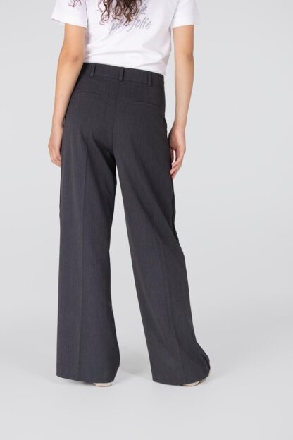 Bridget W25 Wide Leg Pantalon | Antraciet - Afbeelding 3