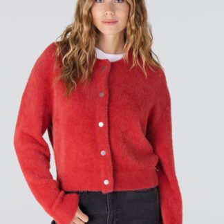 Cloe W25 Plush Vest | Rood