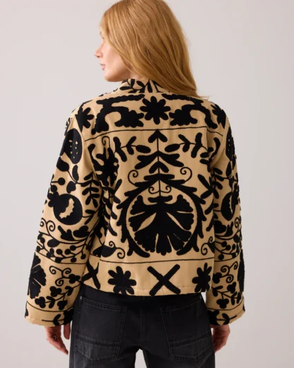1s1254-12296 Reversible Jasje Suzani Beige - Afbeelding 3