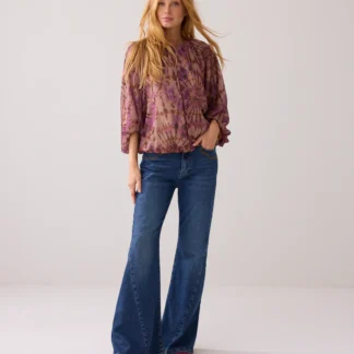 2s3339-12269 Transparante top met print Multicolor
