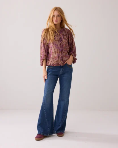 2s3339-12269 Transparante top met print Multicolor