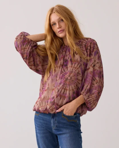 2s3339-12269 Transparante top met print Multicolor - Afbeelding 3