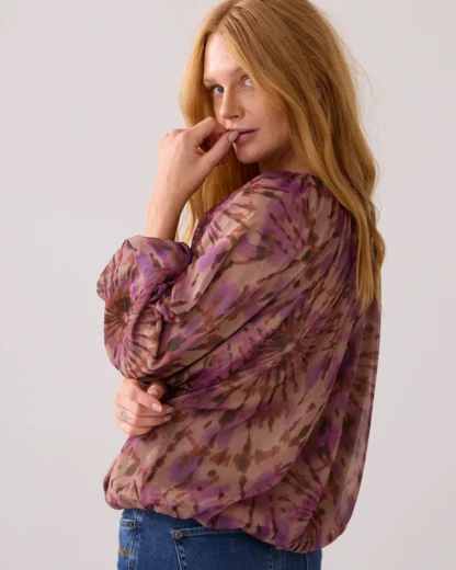 2s3339-12269 Transparante top met print Multicolor - Afbeelding 4
