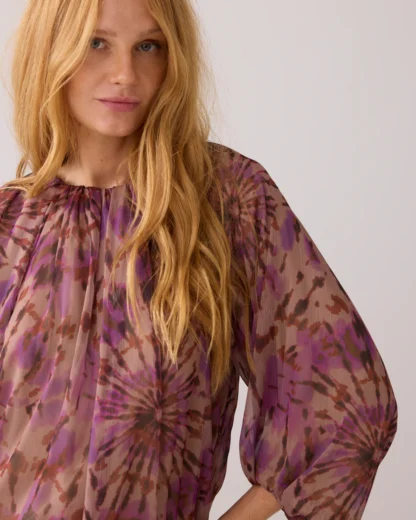 2s3339-12269 Transparante top met print Multicolor - Afbeelding 2