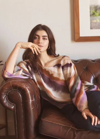 2s3359-12272 Wijde Top Zigzag Multicolor