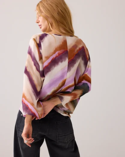 2s3359-12272 Wijde Top Zigzag Multicolor - Afbeelding 2