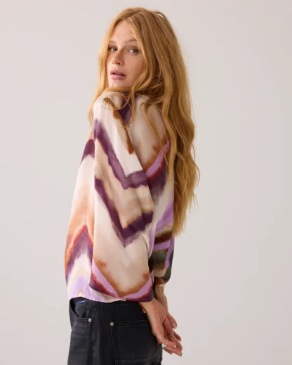 2s3359-12272 Wijde Top Zigzag Multicolor - Afbeelding 4