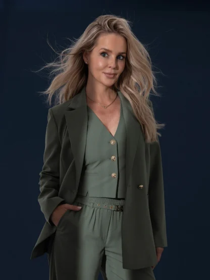 FH 1-740 2505 Jenny Waistcoat Ash Green
