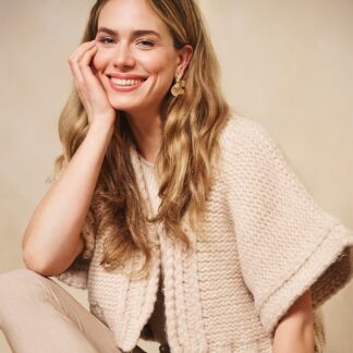 F25.07500 Cardigan Gilet Sand Melange