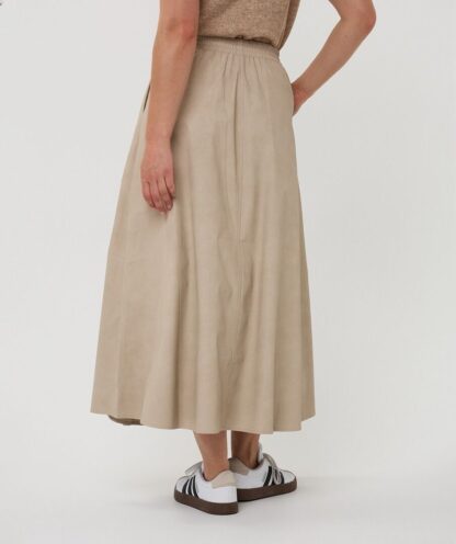 F25.11504 Skirt Long Lightweight  Light Taupe - Afbeelding 2