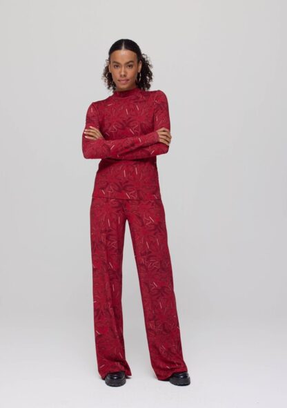 Harper & Yve Broek Jane Red AW25T101 - Afbeelding 4