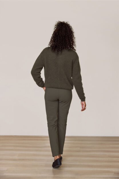 13136 Bibi mohair cardigan - new army - Afbeelding 3
