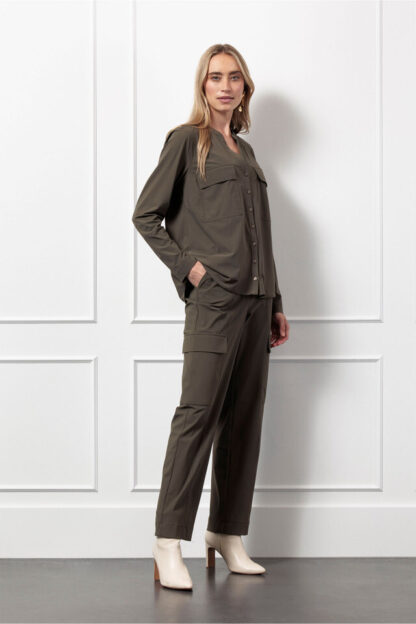 13170 Carlijn cargo trousers - new army - Afbeelding 3